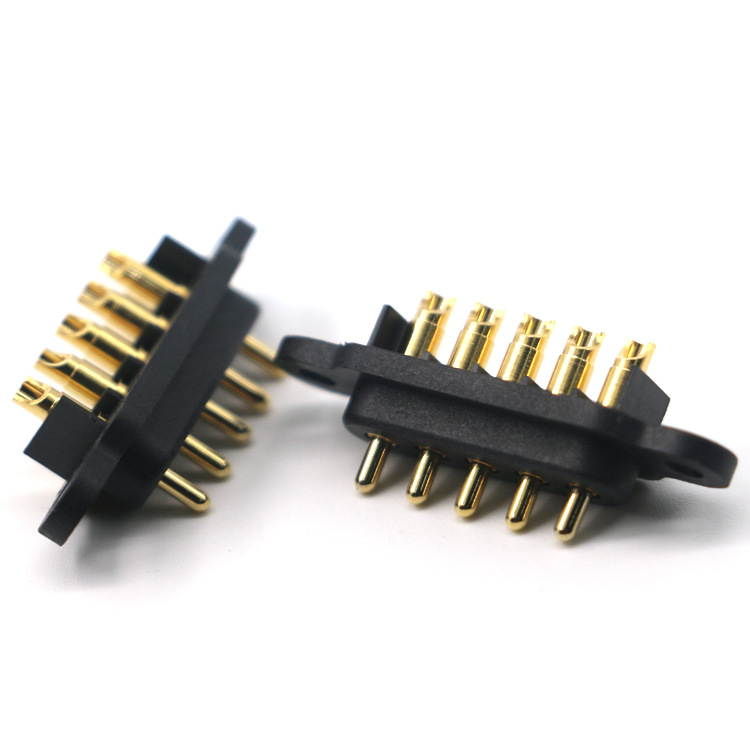 汽車大電流充電針5pin連接器POGOPIN彈簧針pogo pin導(dǎo)電針探針