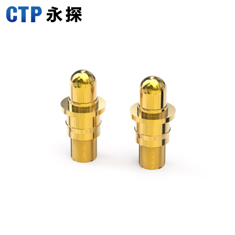 TWS對耳藍(lán)牙耳機(jī)pogo pin頂針雙頭彈簧針大電流 電池插針彈簧頂針