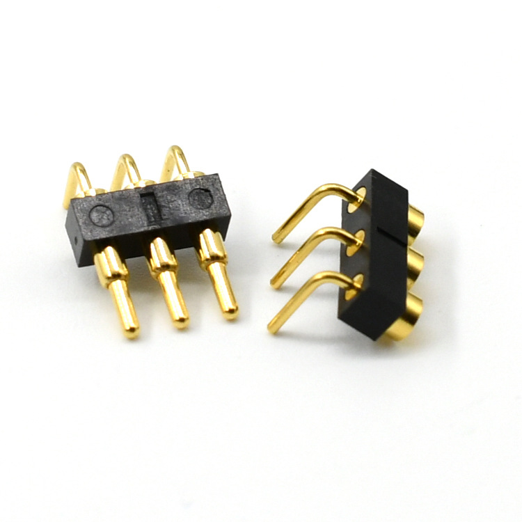 pogopin彈簧探針大電流充電座公母座3pin連接器運動手環(huán)手表頂針