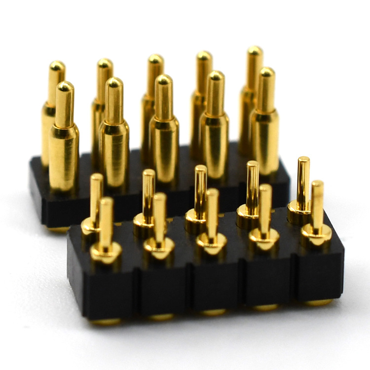 10pin彈簧針連接器平板電腦pogopin公母座信號針充電針天線頂針