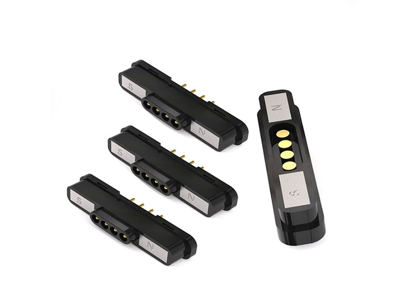 磁吸pogopin定制 頂針彈簧針連接器生產加工5pin共享充電寶彈針