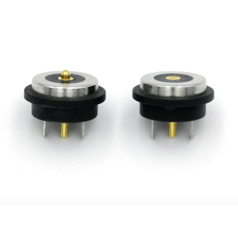 磁吸連接器 小家電圓形防水磁吸頭可定制Pogopin5mm